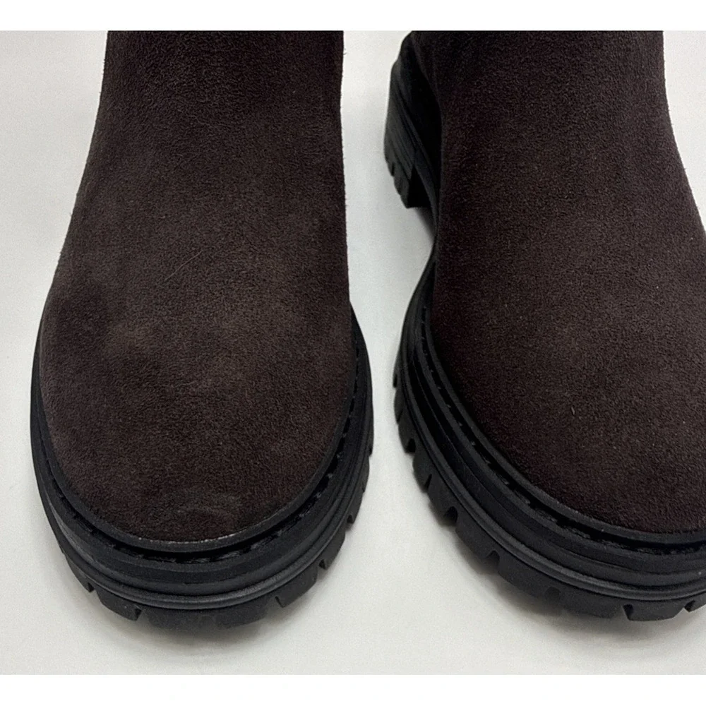 Cole Haan Womens Tahoe Featherfeel Chelsea Boot Dark Brown Leather Womens 9 B